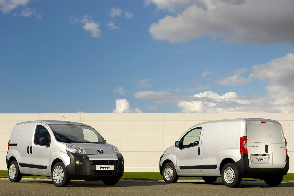 欧洲的小面包车标致bipper