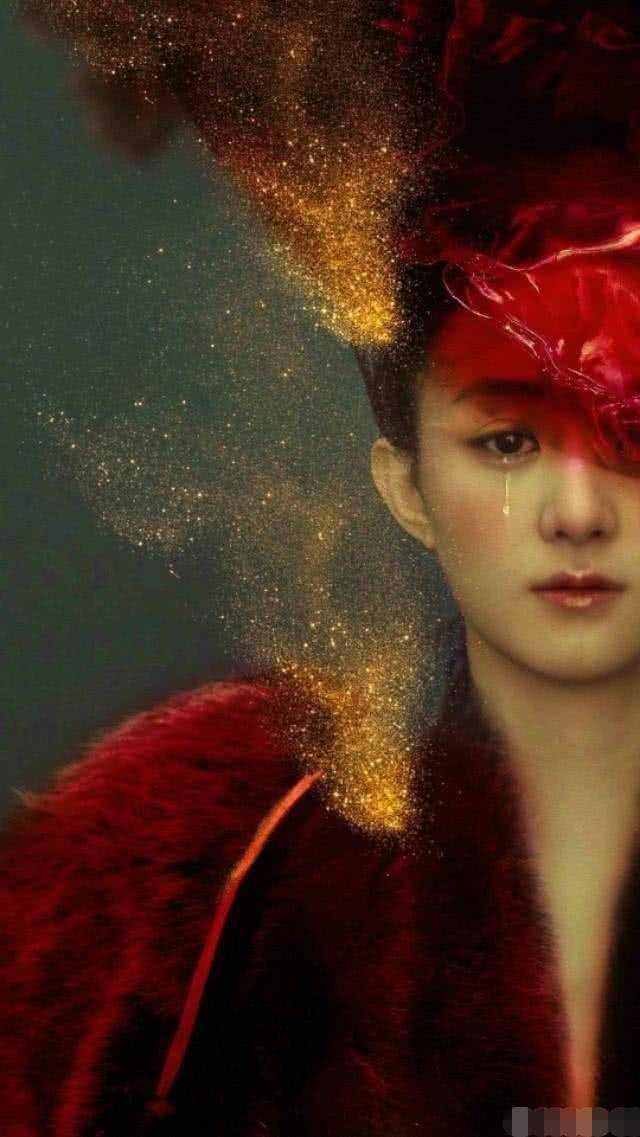 赵丽颖的眼泪妆火了原以为是p出来的看到花簇心疼了
