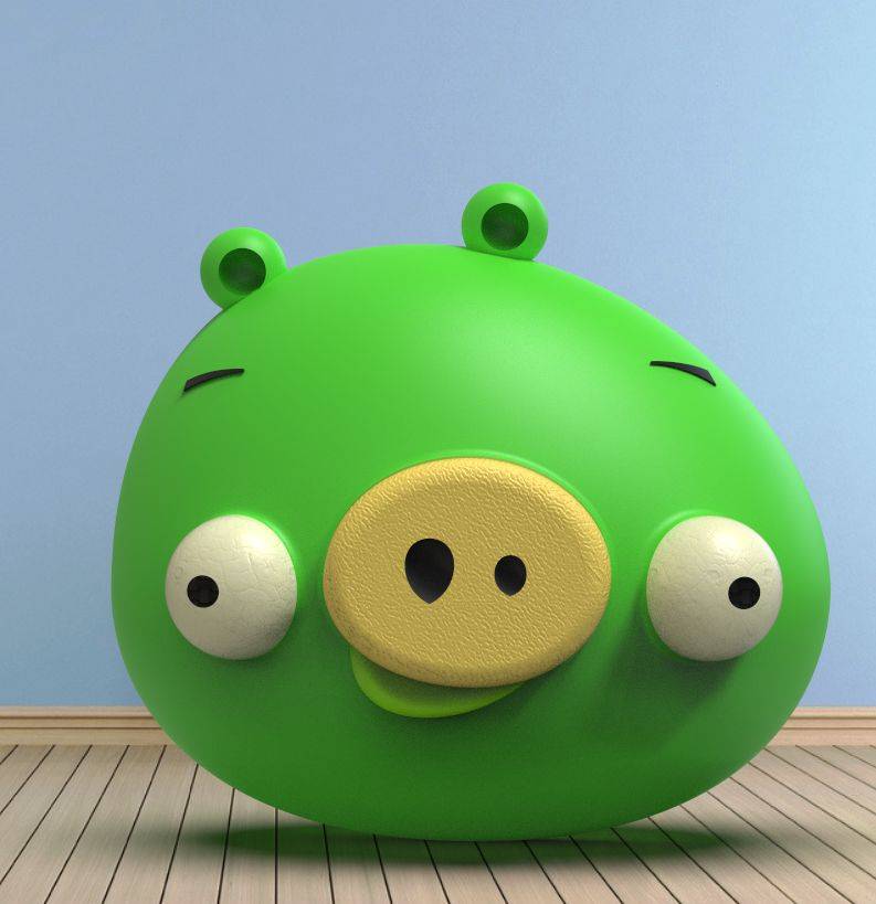 用solidworks画一个绿皮猪