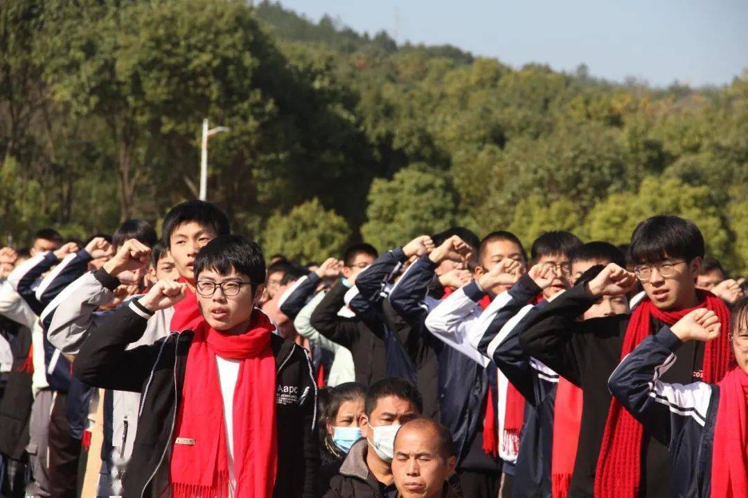 青春向党奋发有为2021年龙南中学成人礼活动