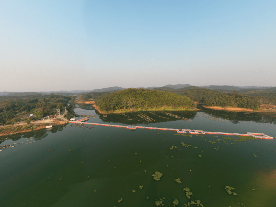 广西博白千鹤岛湿地渔家乐航拍_3840X2160_高清视频素材下载(编号:9750456)_实拍视频_光厂(VJ师网) www.vjshi.com