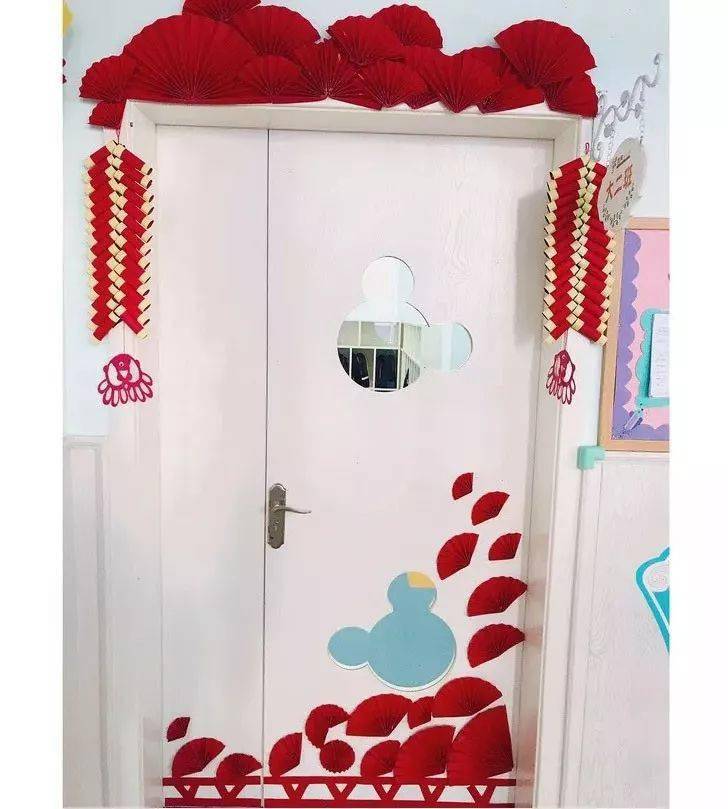 【新年环创】感受年味,从幼儿园教室门开始!_家长_孩子_绘本故事