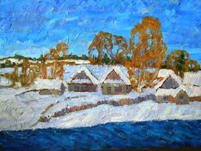 俄罗斯弗拉基米尔画派,明亮而独特的风景油画作品欣赏!