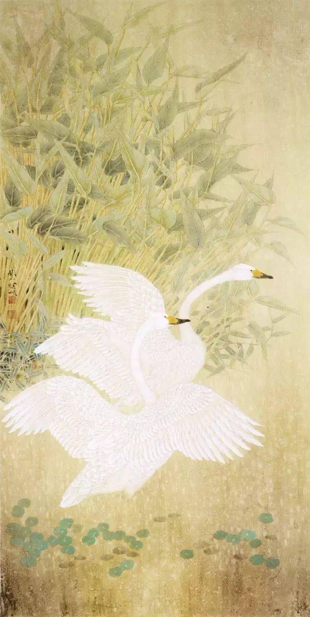 欣赏| 张贤明工笔花鸟画74图,高古典雅,又具现代审美追求!