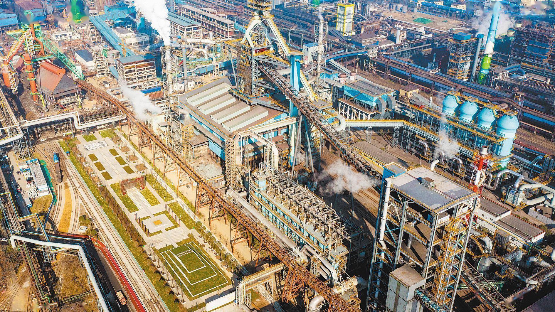 武钢一号高炉遗址公园即将建成开放_工作_何宇欣_宝武