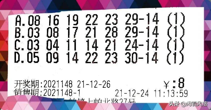21148期双色球红球经典杀号共计12码五张不同的实票请您欣赏