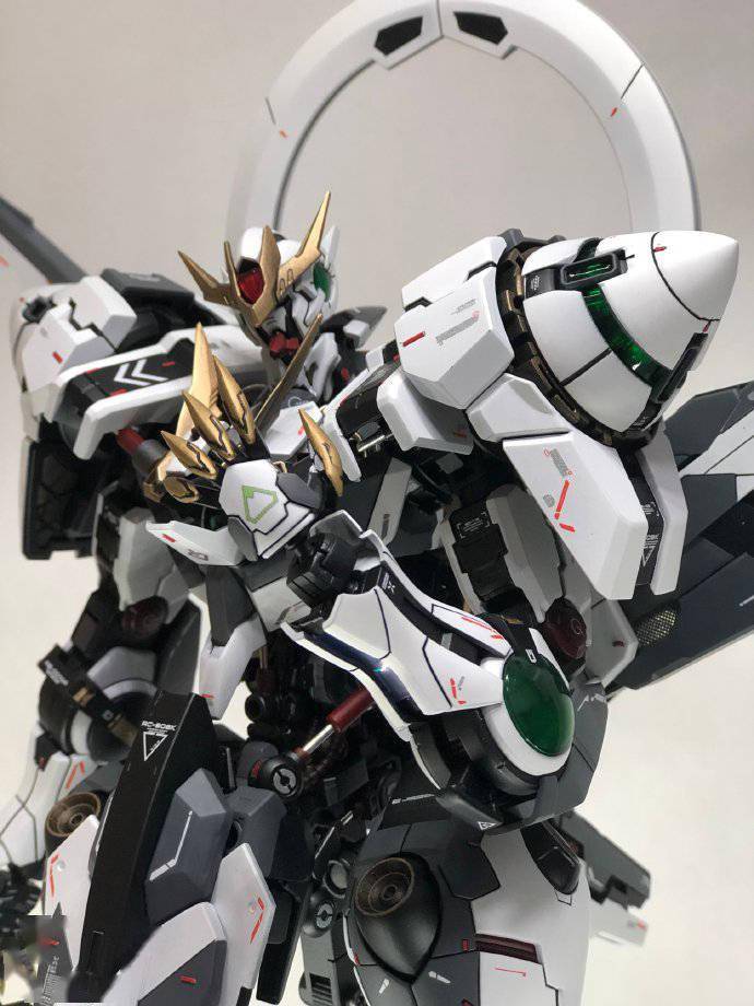 高达00系列风格双太阳炉巴巴托斯高达模型