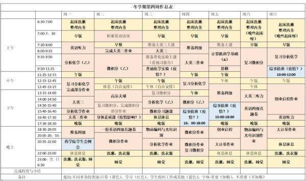 浙大|“浙大学霸作息表”疯传，网友：越优秀就越努力！