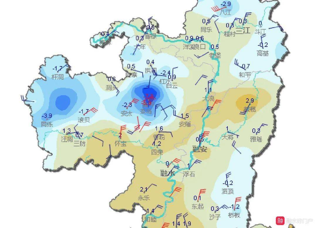 最低73融水县11个乡镇气温跌破0冰天雪地寒气逼人