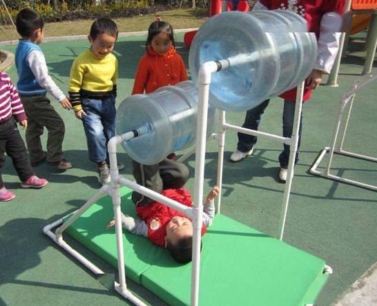 40种自制体育器械,让孩子爱上户外游戏!_进行_幼儿园_布料