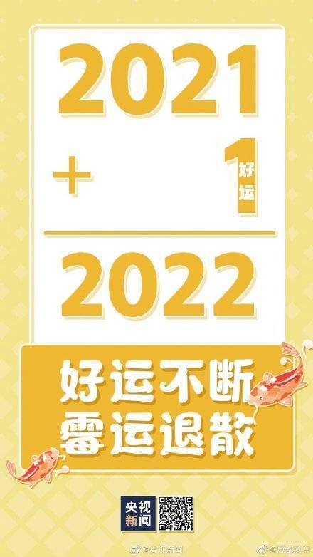 来源|好运+1！祝你2022会比2021更好一点