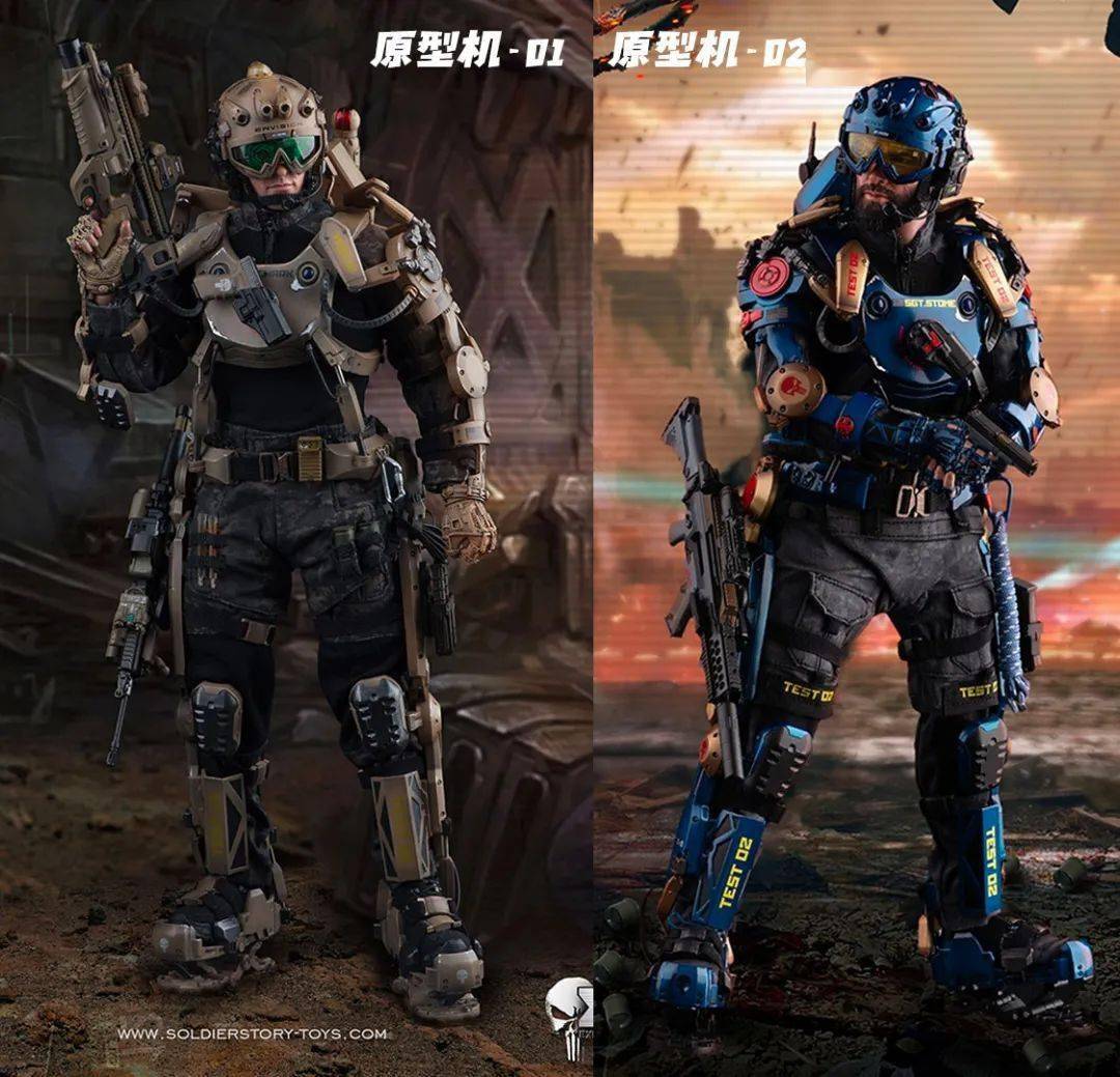 造型酷炫soldierstory推出单兵外骨骼装甲服原型机02