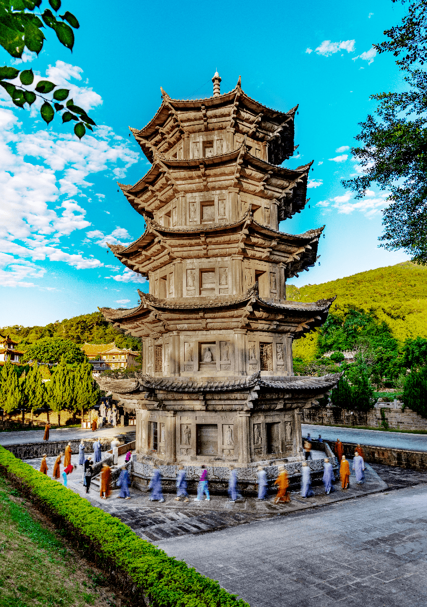 释迦文佛塔(摄影/陈良锦)探寻释迦文佛塔看千年佛塔,绕千年佛道,得