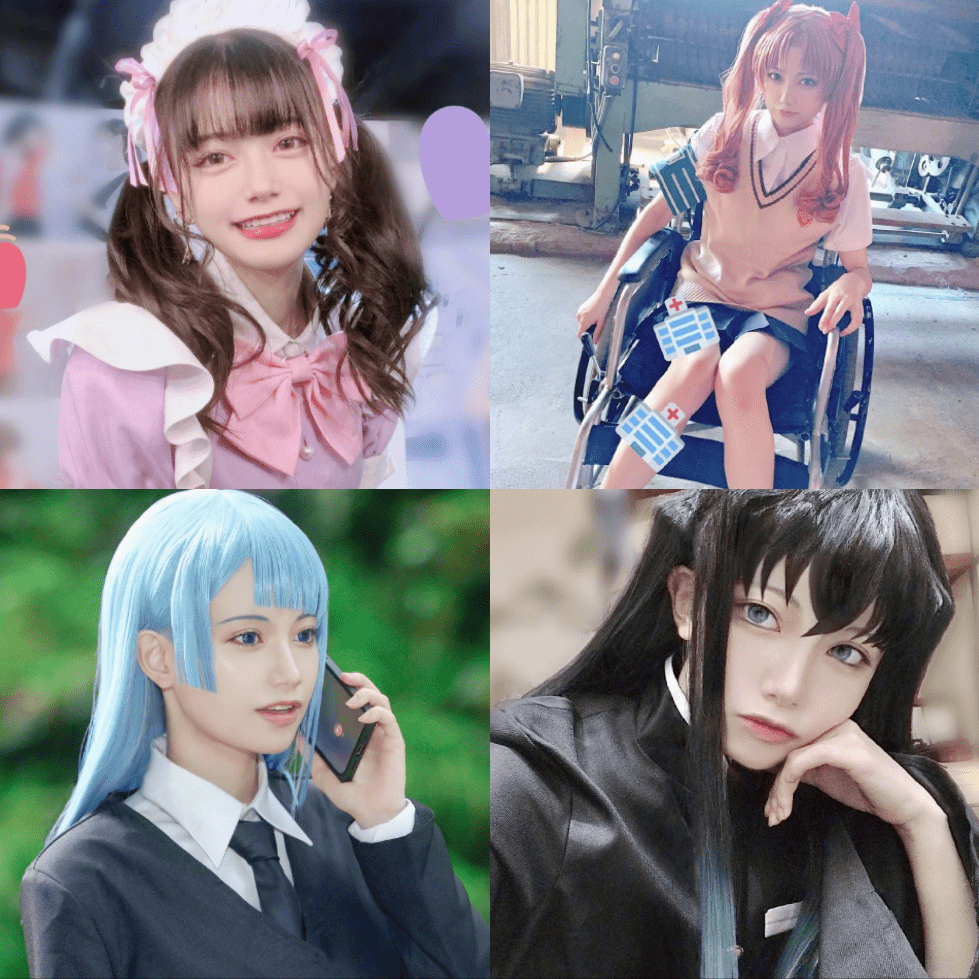 更衣人偶演唱者cos神还原,明日香可爱,护士装清纯,老婆太顶了_姐姐