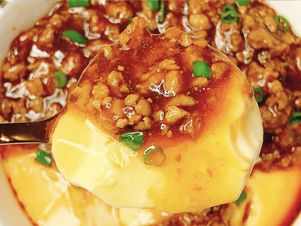 漂亮|一口入魂的肉末水蒸蛋，比布丁还要嫩！