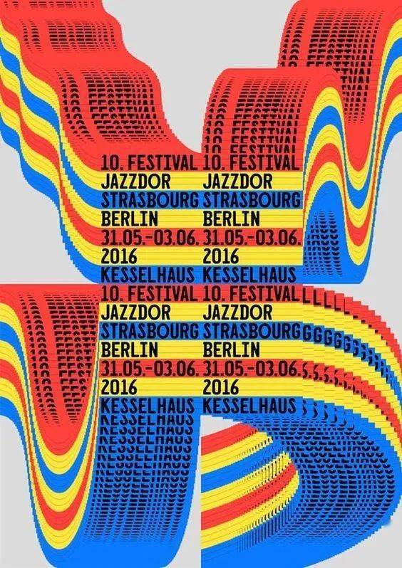 现在很流行,层层叠叠海报?_形式_设计_海豹