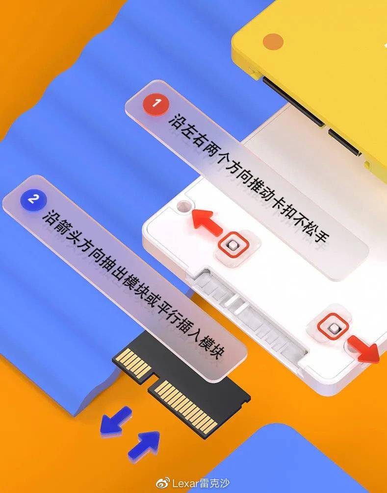 速度|雷克沙发布 PLAY 固态硬盘：Mini SDP 小模块，可换个性外壳