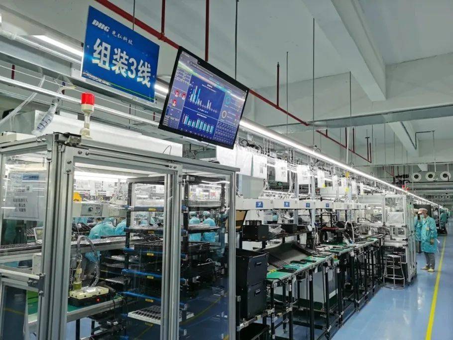 光弘科技智能手机生产车间.