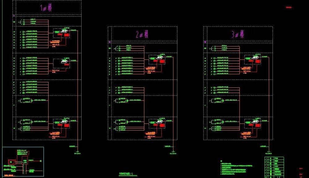 一套非常詳細的弱電cad系統圖及大樣圖模塊素材