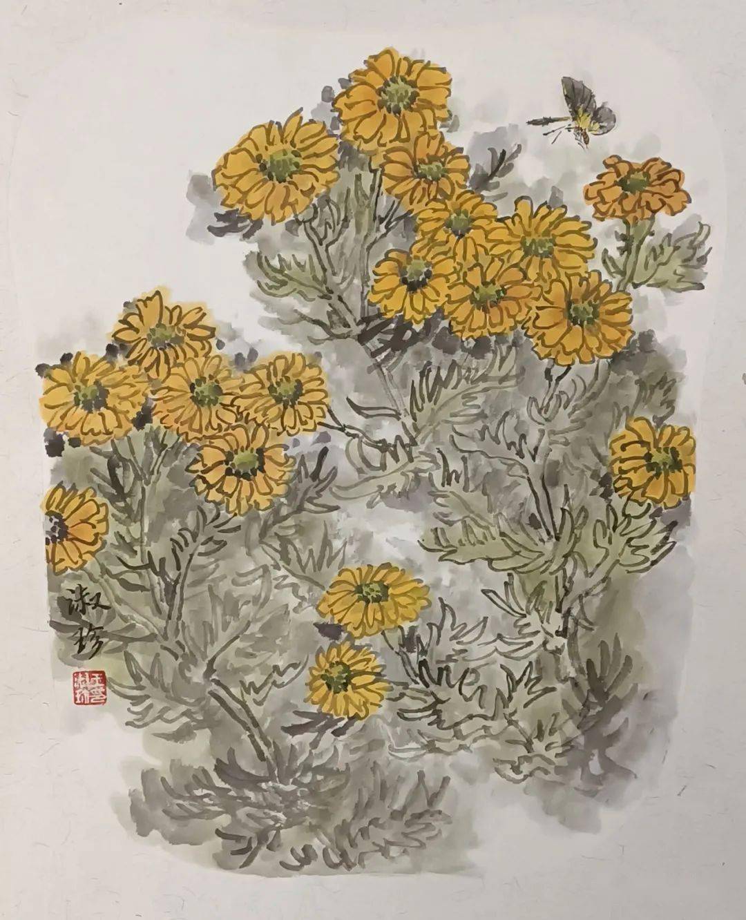 《波斯菊》28cmx32cm《百合》28cmx32cm《牡丹》26cmx33cm《风信子》