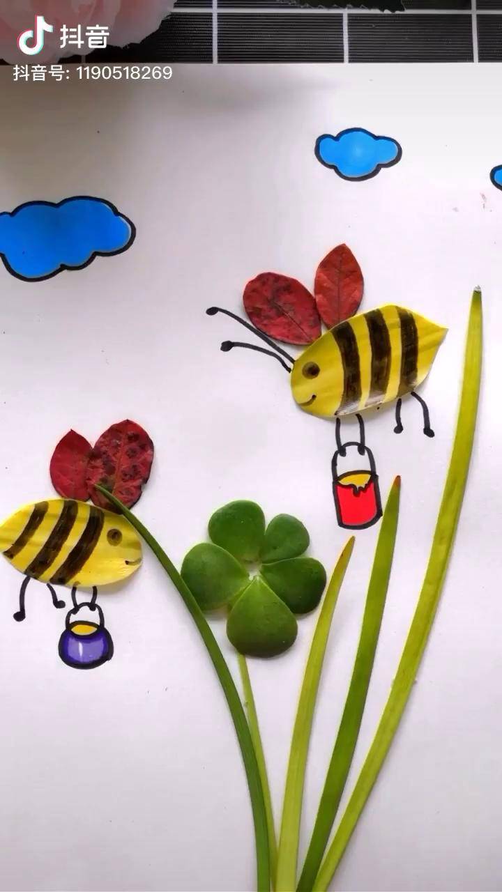 手工制作小蜜蜂步骤图片