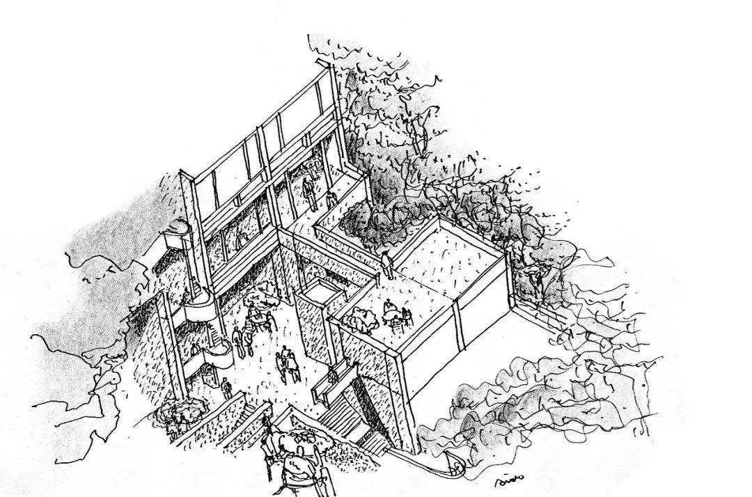 安藤忠雄对柯布西耶的马赛公寓念念不忘,这个住宅算是对偶像的某种