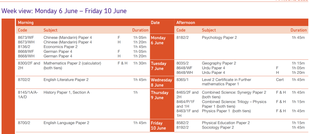 进行|最新官方反馈！2022年夏季A-level/GCSE考试将如期举行！（附考试时间表）