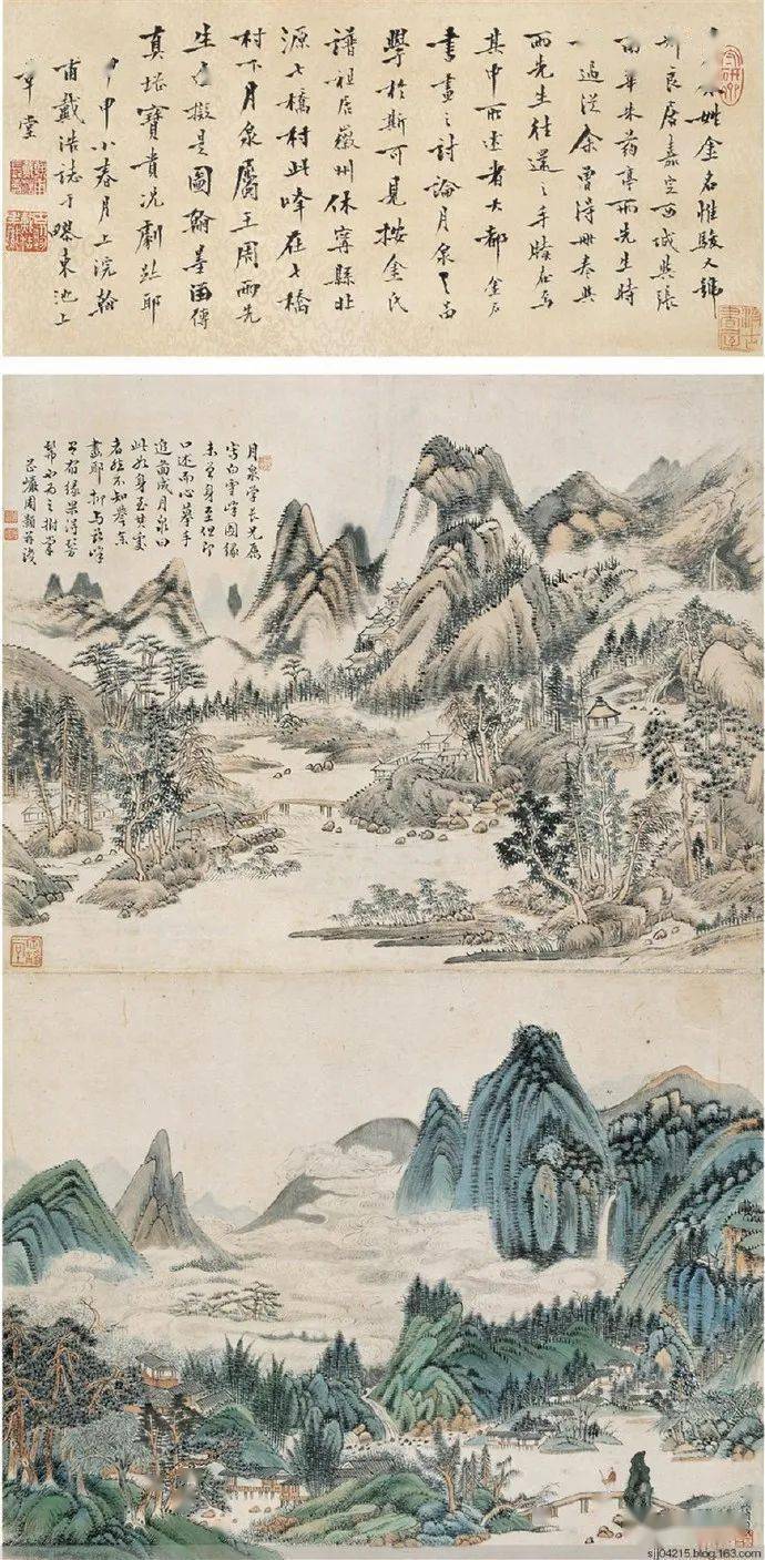 名品视界清代画家王昱的山水画欣赏