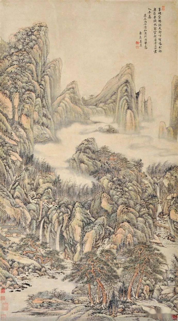 名品视界清代画家王昱的山水画欣赏