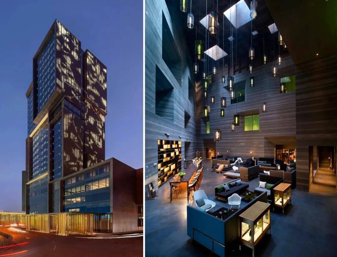 极富有设计感的郑州建业艾美酒店在10月31日开门迎客