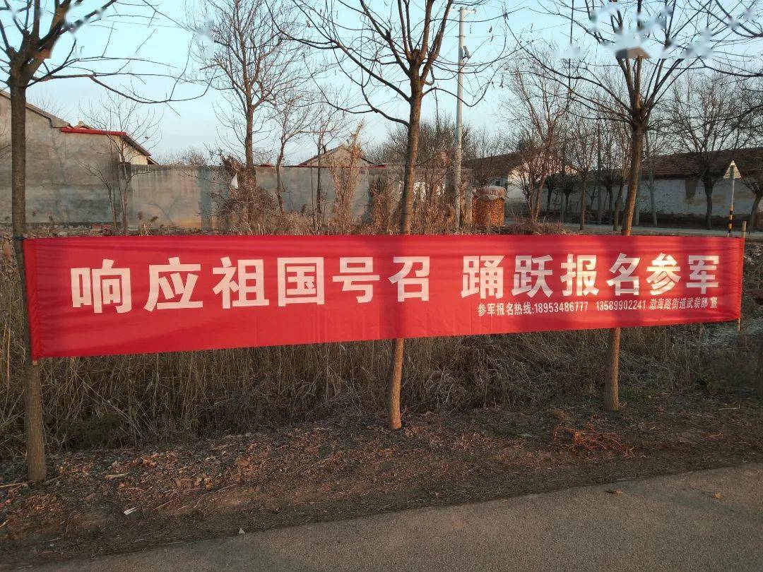 庆云县渤海路街道扎实开展2022年春季征兵工作_宣传_兵役_登记
