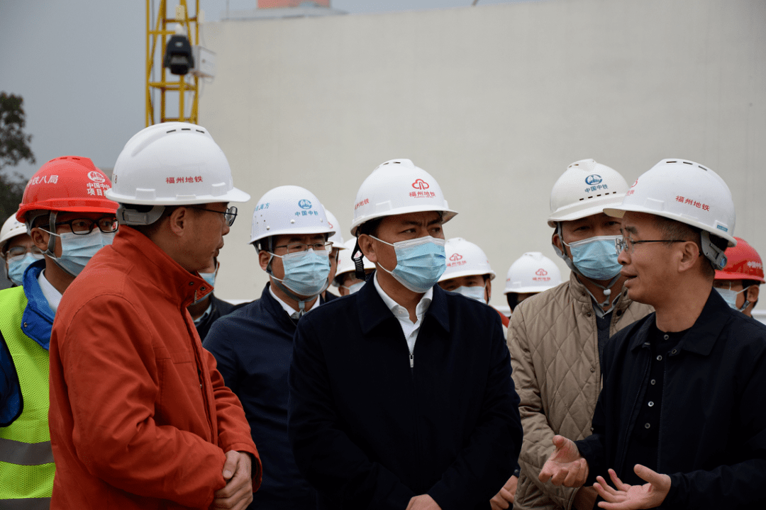 副市长朱训志到滨海快线南公园站检查工作