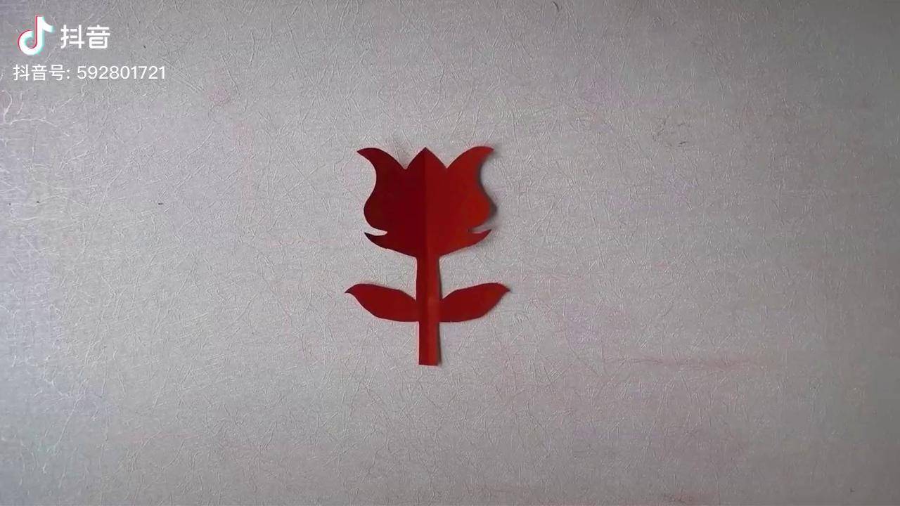 玫瑰花_宝爸_剪纸