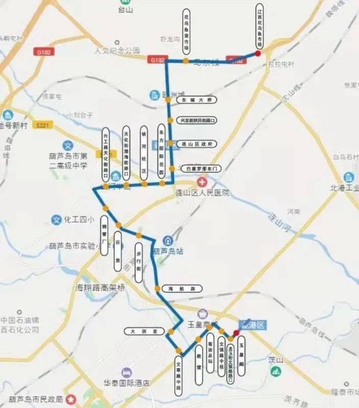 葫芦岛35路公交线路今日开通