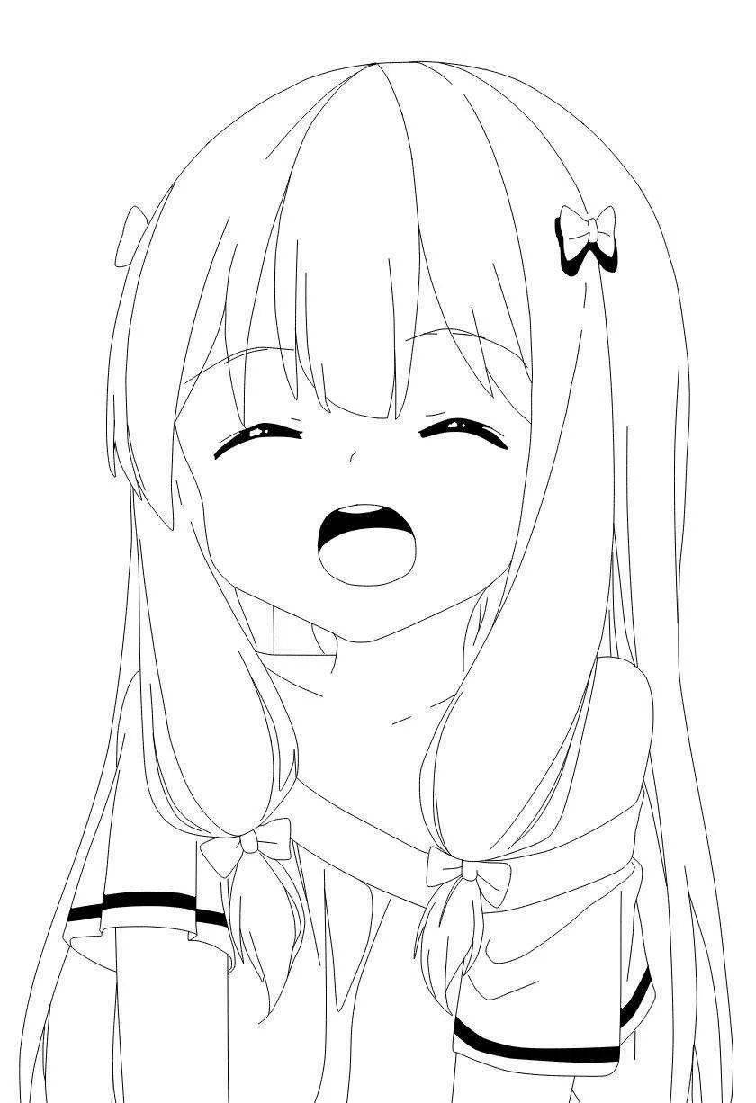 绘画技能分享|线稿分享第79期——《埃罗芒阿老师》