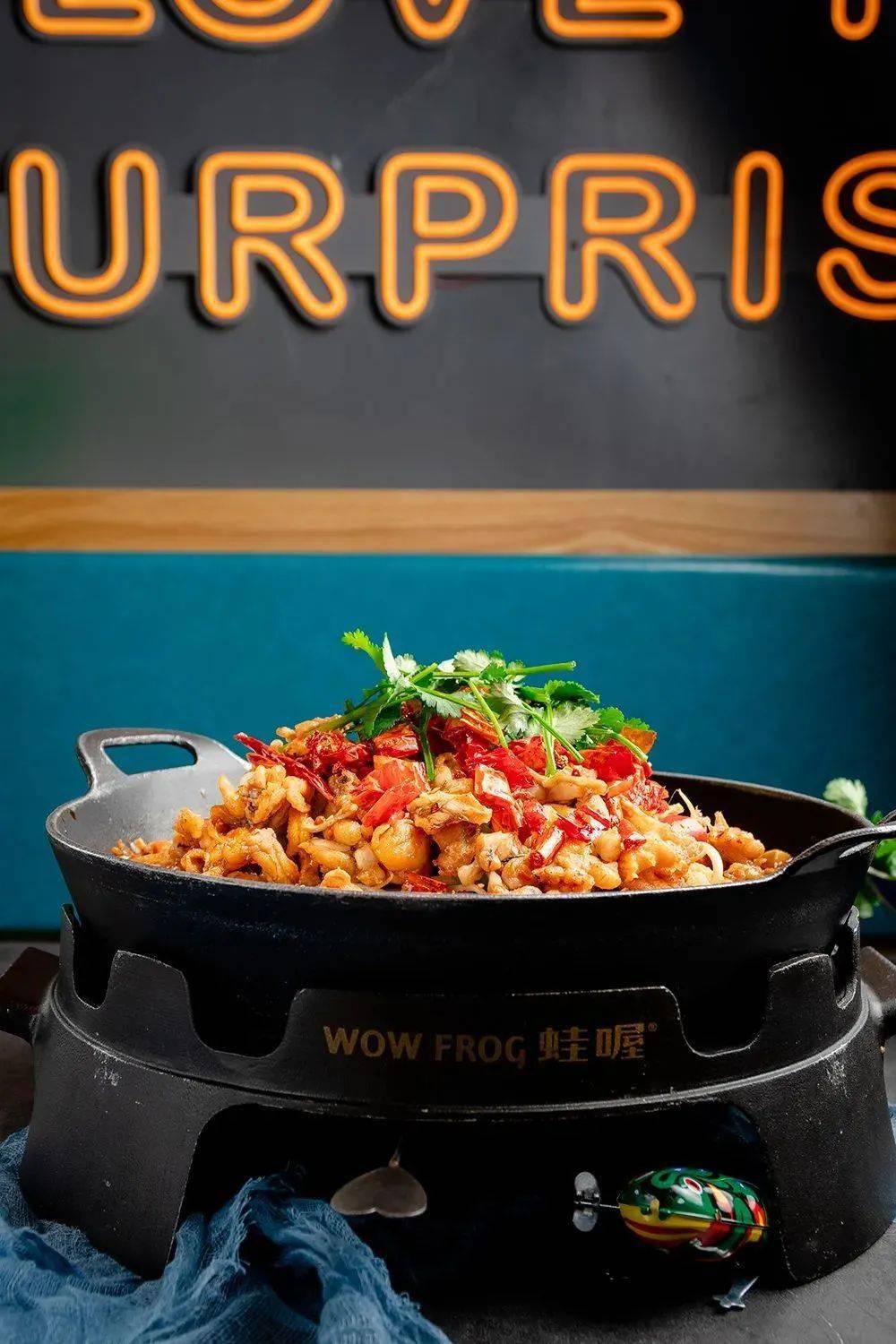128元抢浦西万达蛙喔炭烤蛙锅23人餐蒜香美蛙香辣蛙仔泡椒稻香蛙5选1