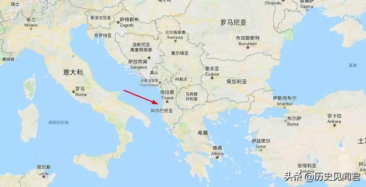 世界地图黑山位置图片