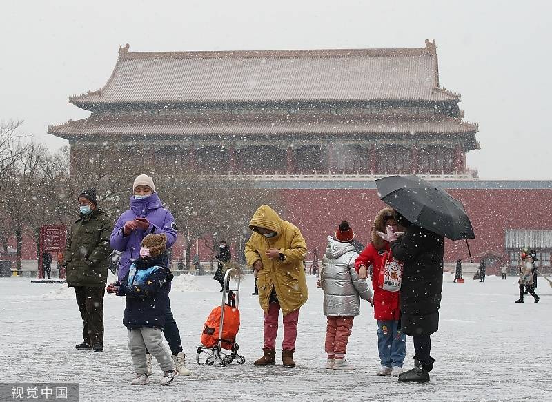 冒雪游|大寒时节，北京故宫迎来2022年初雪