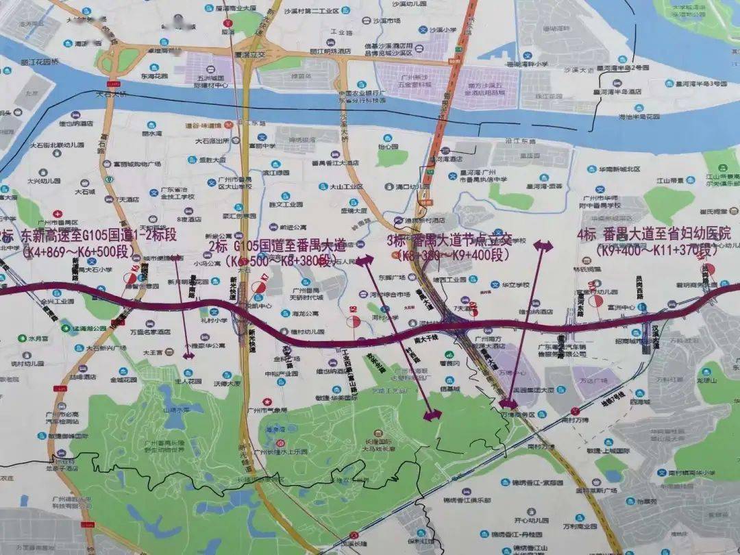 南大干线西段春节已完成主线主体结构_广州市_大道_番禺
