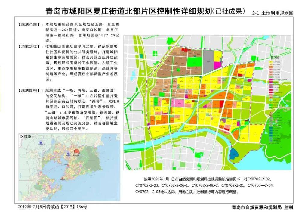 青岛城阳规划图最新版图片