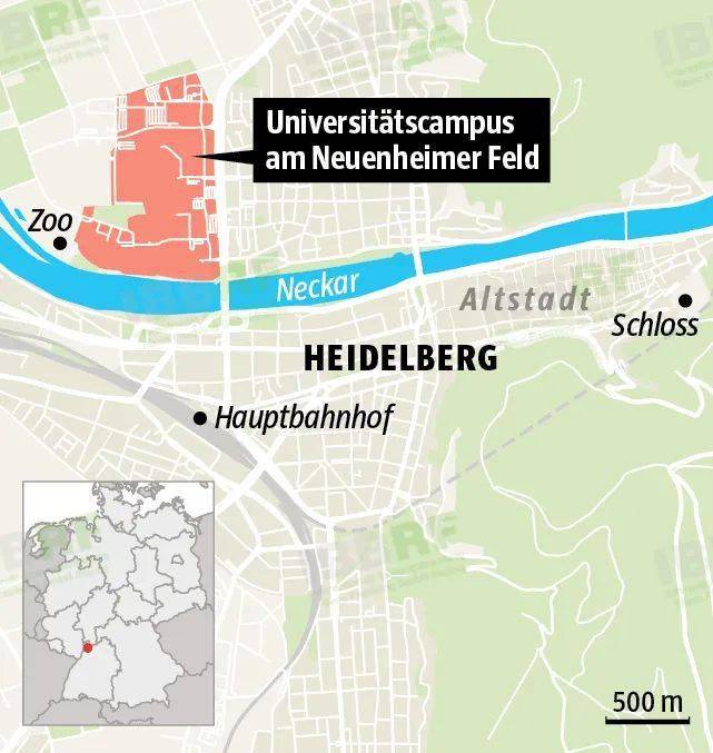 海德堡大学地图图片
