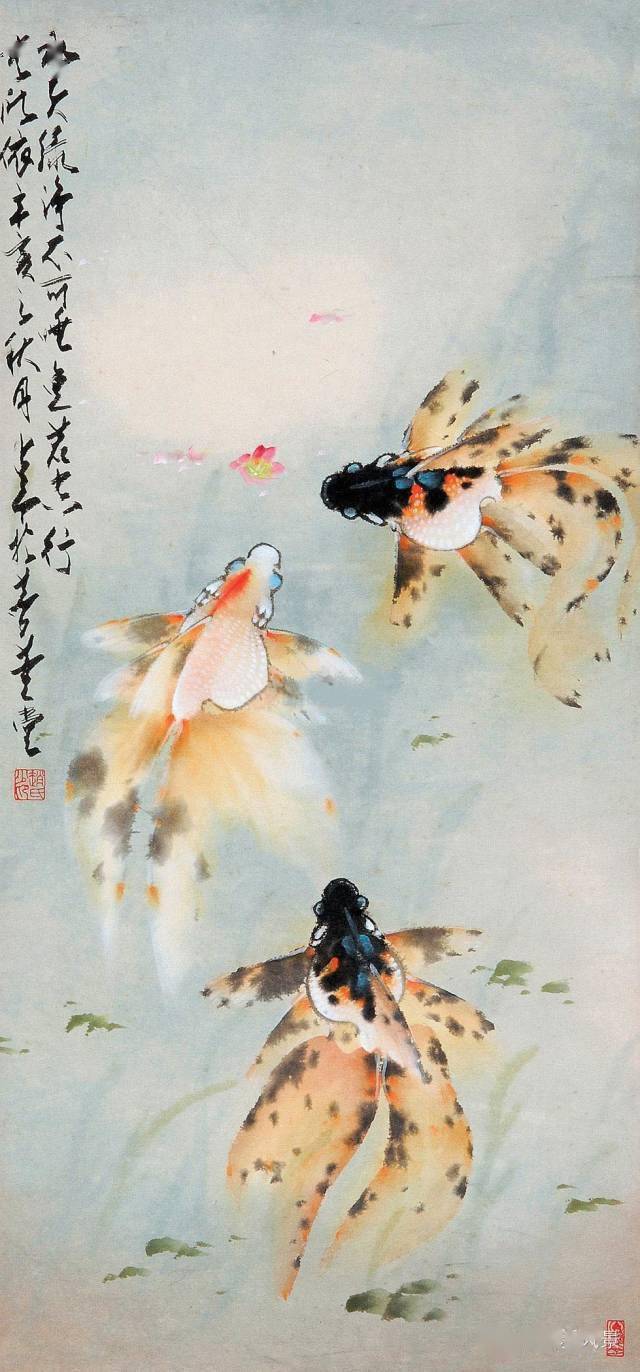 花鸟大师赵少昂，画鱼也精彩！_搜狐网