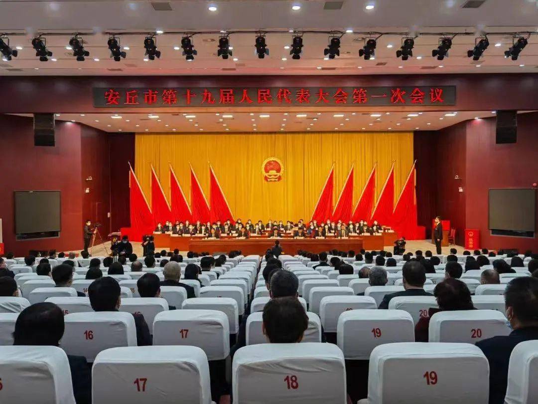 贾勤清主持,会议选举乔日升为安丘市人民政府市长,选举张帅,王晓丽,赵