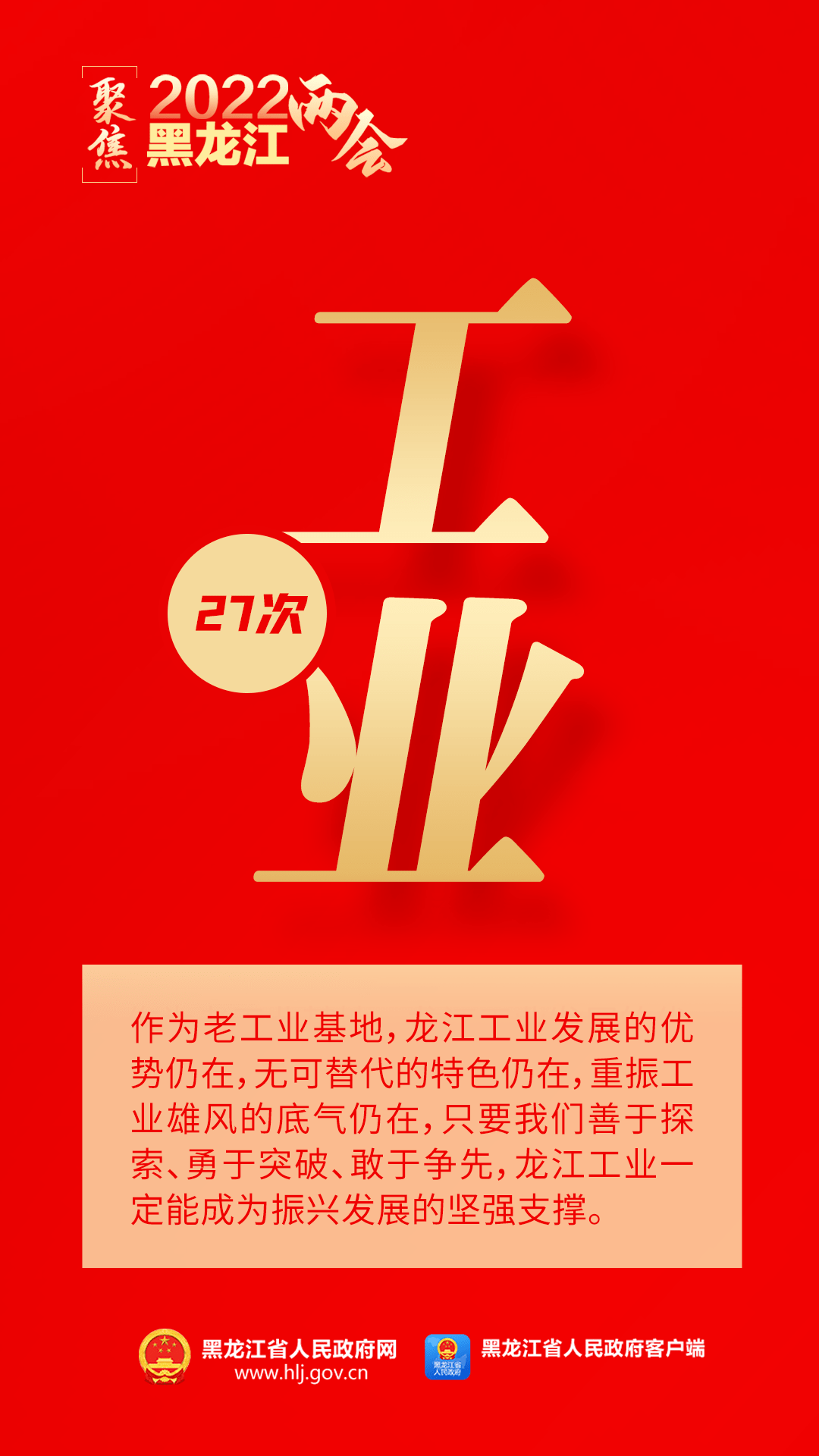 9个高频词,看2022年黑龙江省政府工作报告