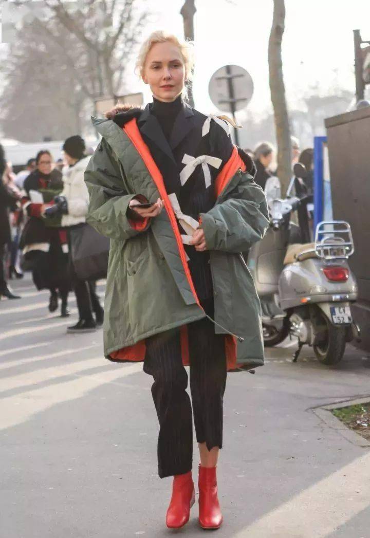 整体 冬天叠穿混搭保暖又时髦