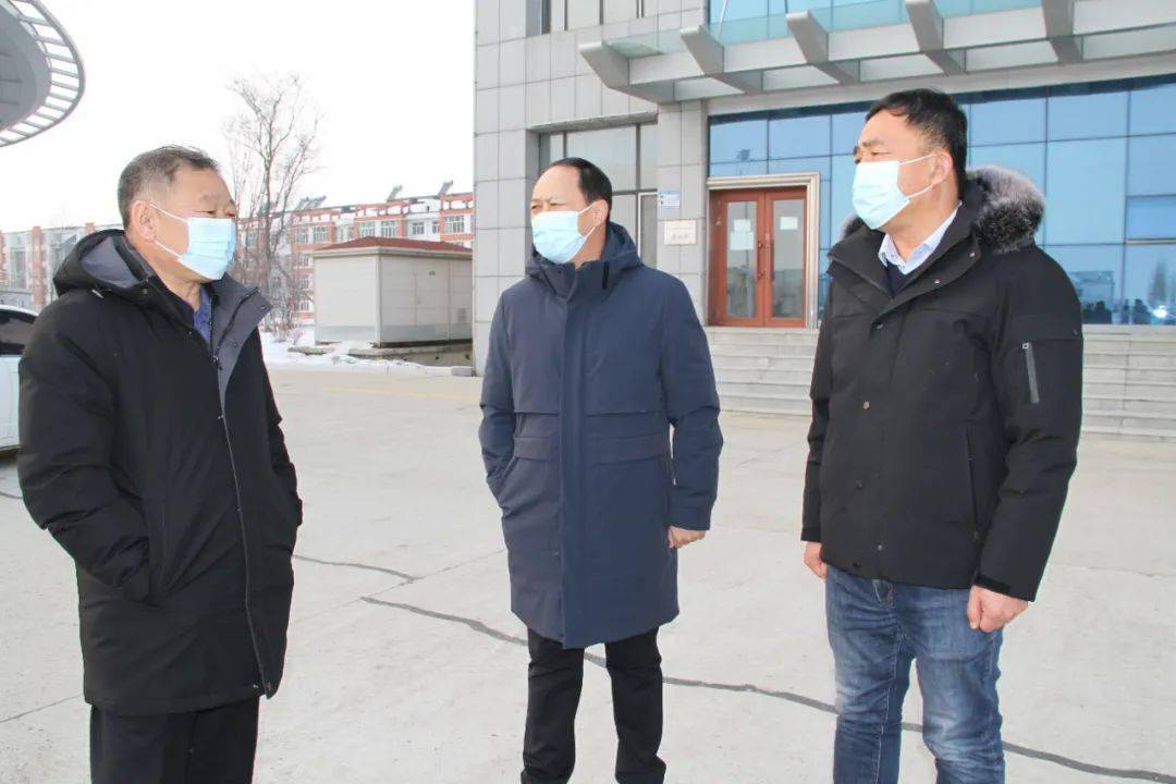 蒋长春在八五六检查指导疫情防控工作