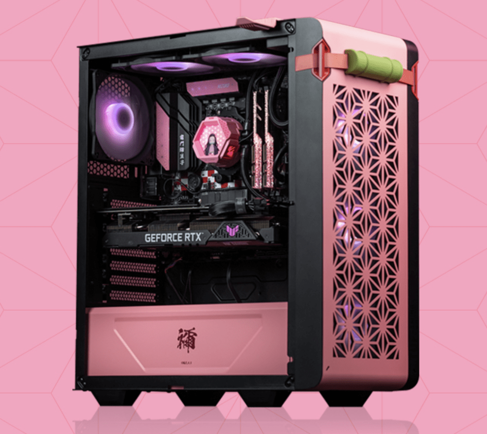 华硕推出 TUF GT301 鬼灭之刃联名机箱，祢豆子主题