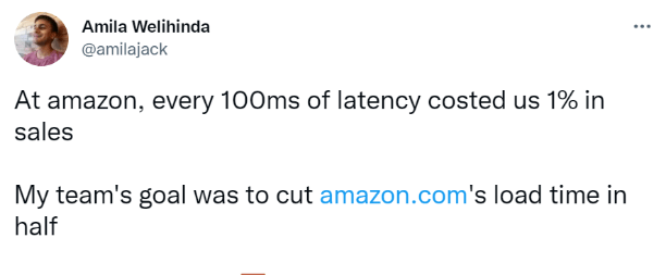 100ms 的延迟让亚马逊损失 1% 销量，如何快速降低网站延迟？