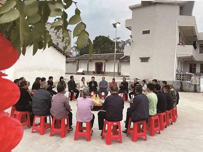 博白县那卜镇新春首场围炉夜话
