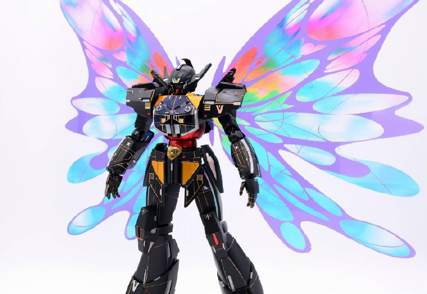 换色重涂,倒a高达模型_改造_细节_原版